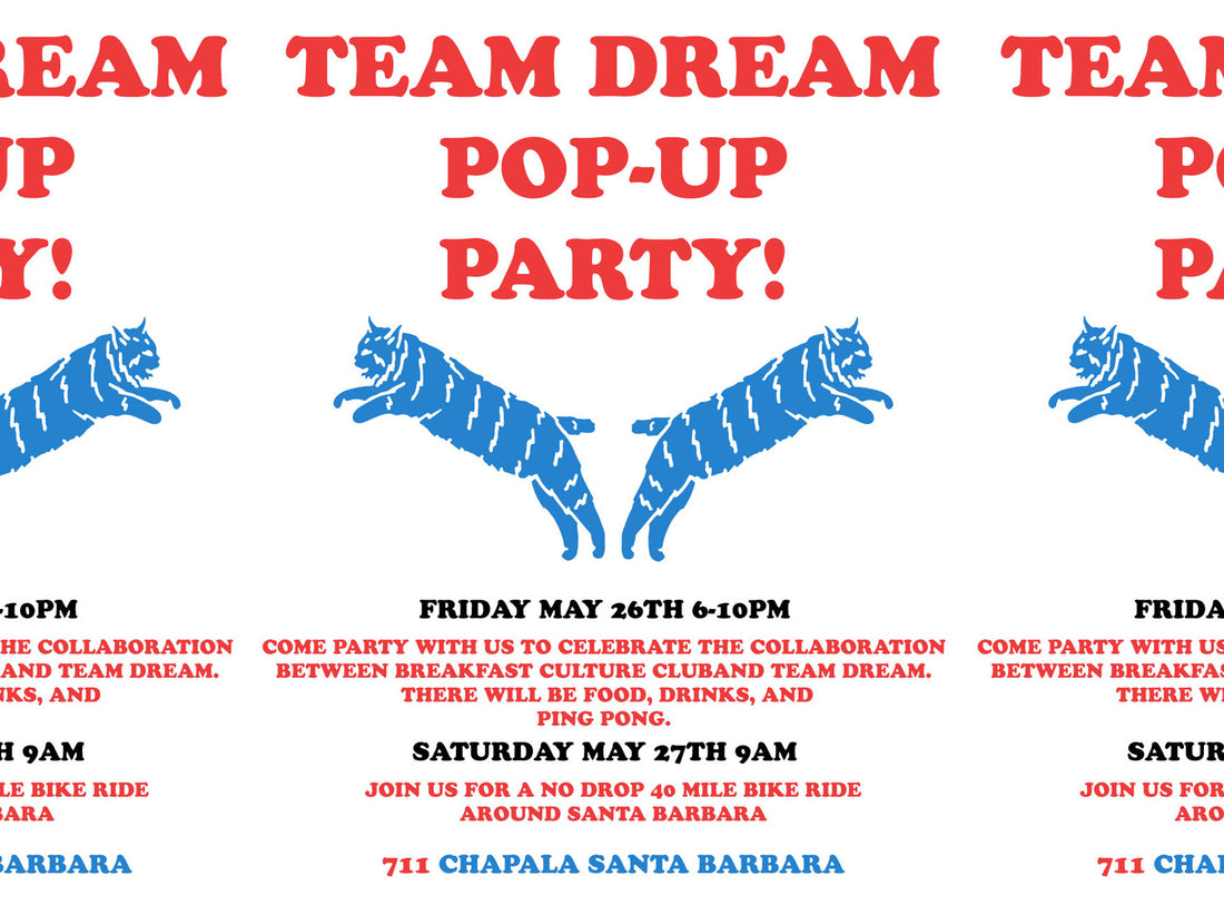 Team Dream & Breakfast Pop-Up Party This Friday!