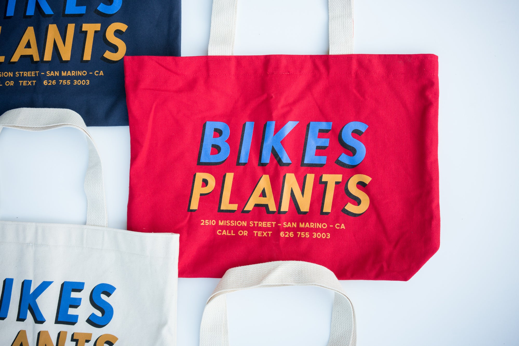 Bikes + Plants Totes